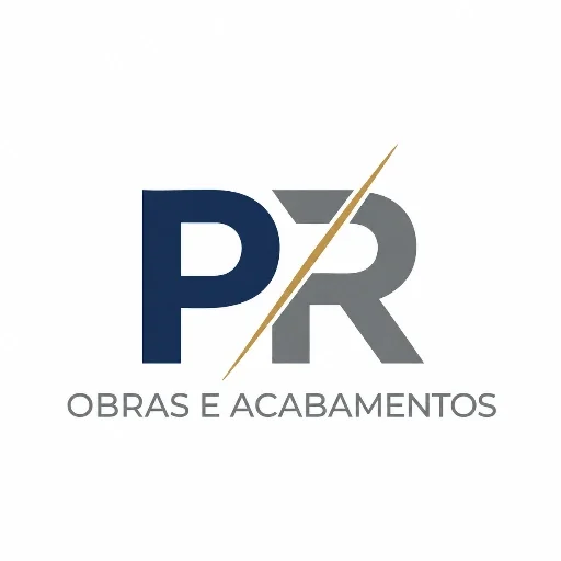 Logotipo da PR Obras e Acabamentos