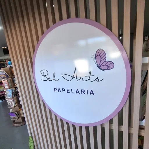 Logotipo da Bel Arts Papelaria e Presentes